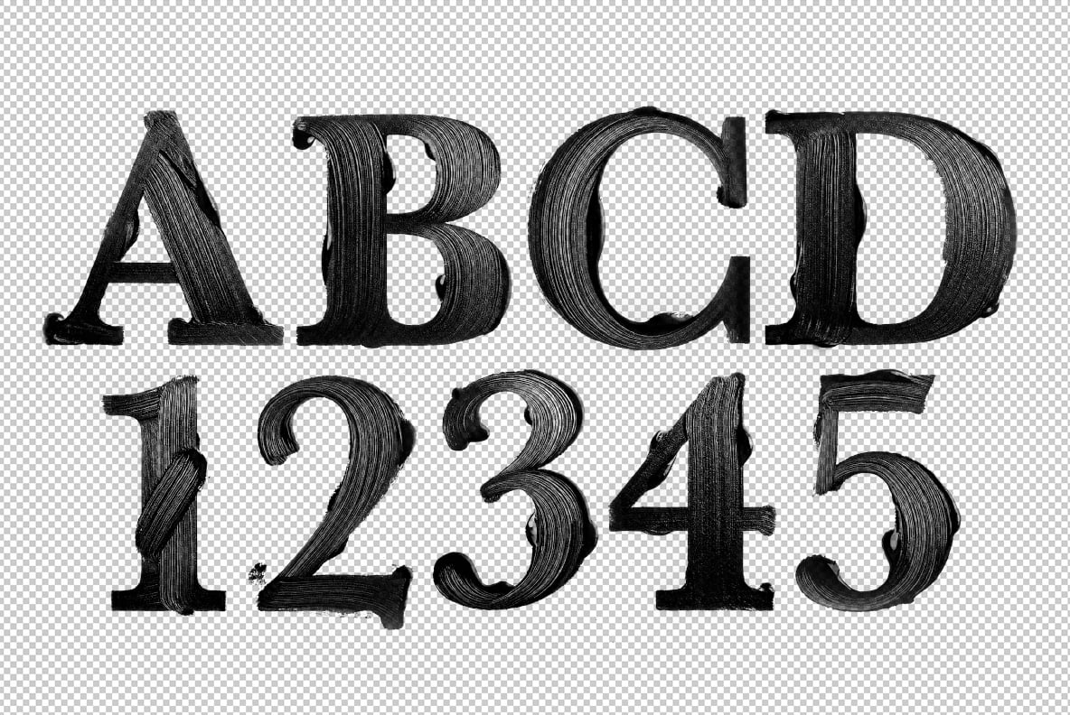 Brushstroke Art Font