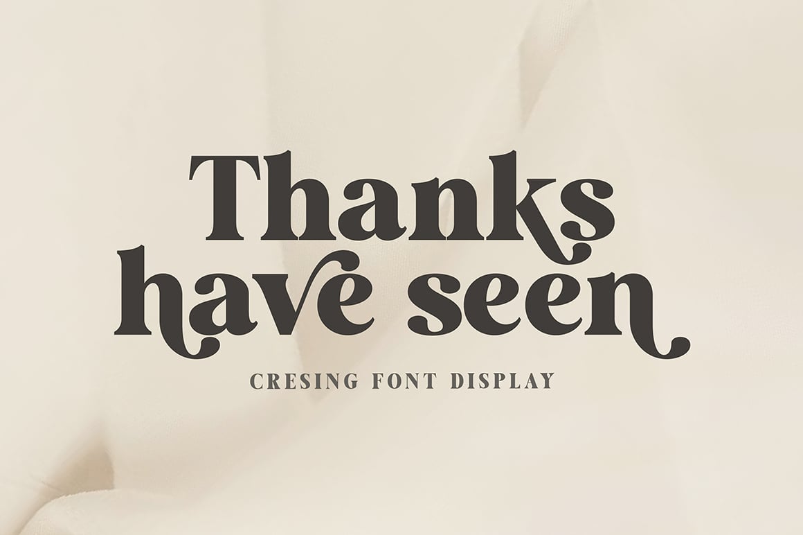 Cresing Font