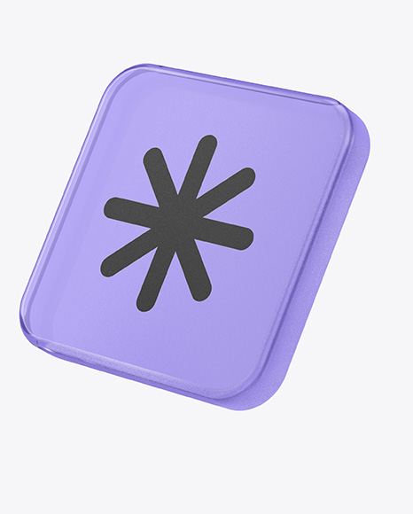 Frosted Glass Icons Mockup