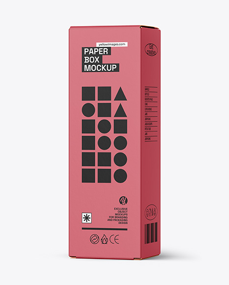 Clear Foam Pump Bottle with Box Mockup