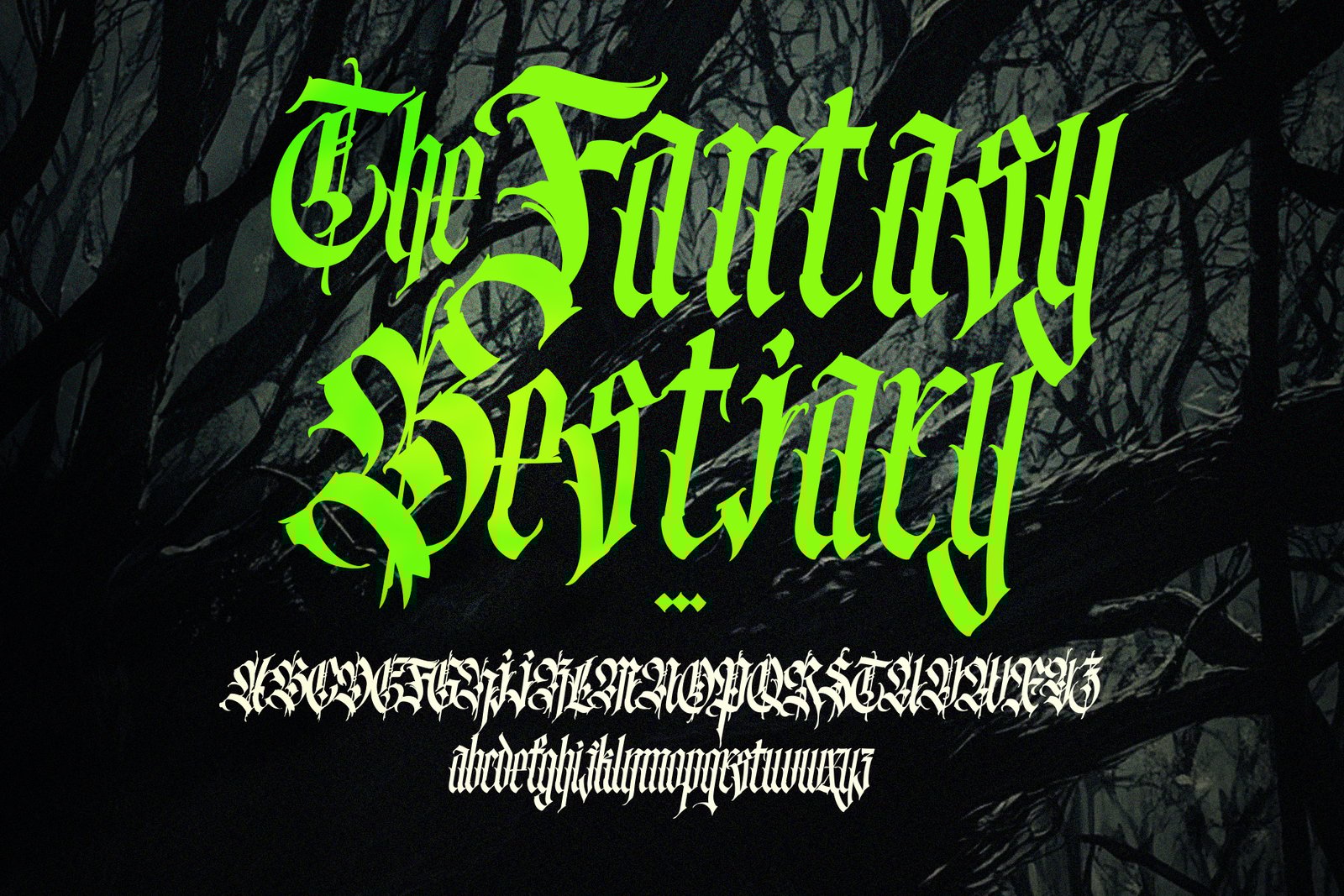 Gothic vector letters - 031