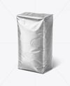 Metallic Coffee Bag Mockup