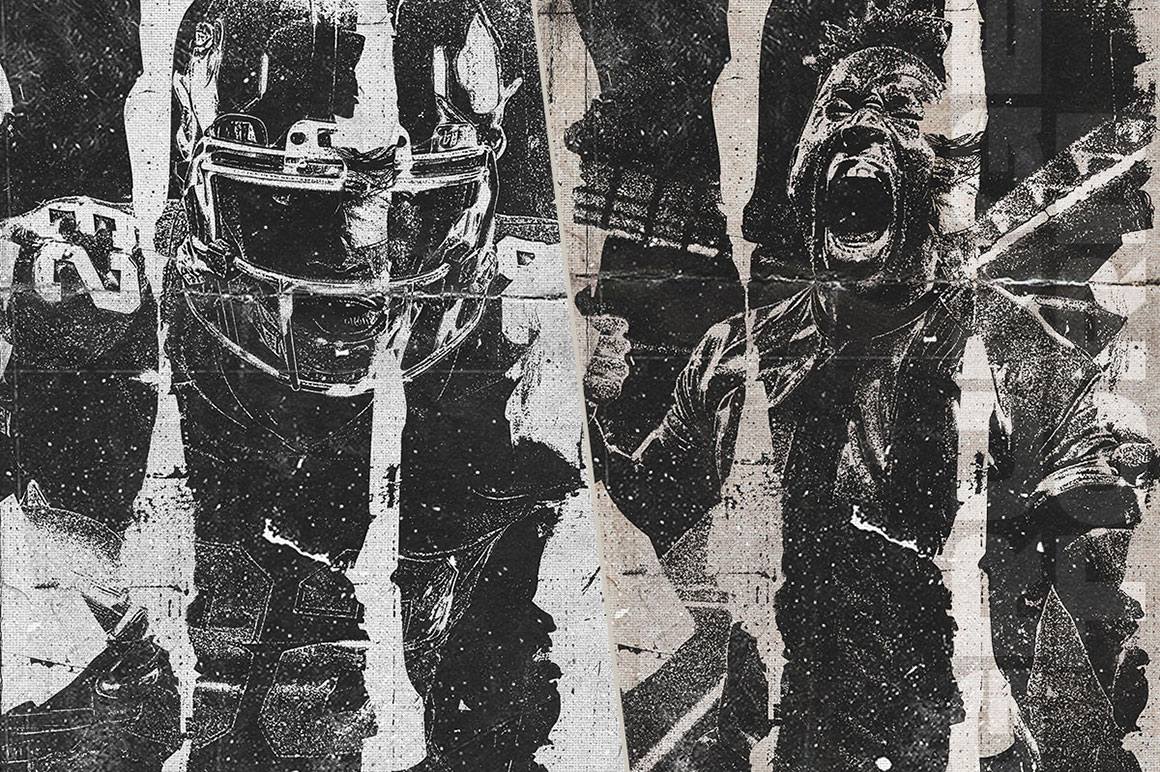 Grunge Torn Photo Effect