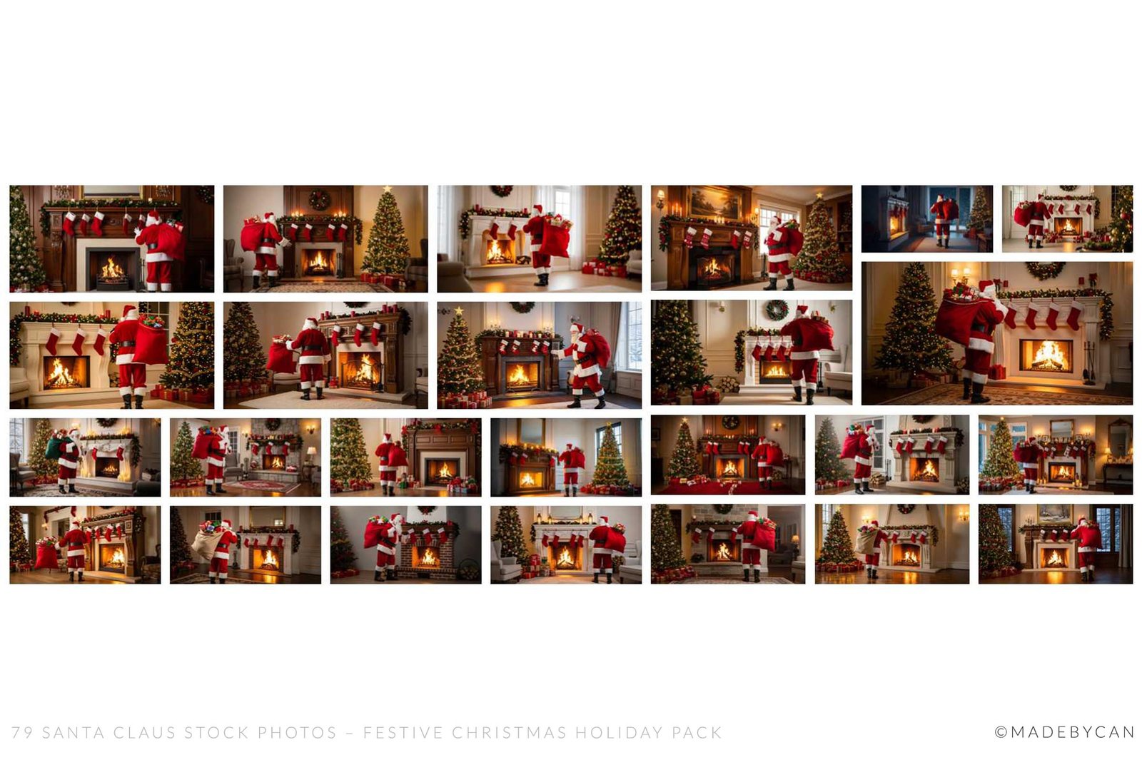 79 Santa Claus Stock Photos – Festive Christmas Holiday Pack