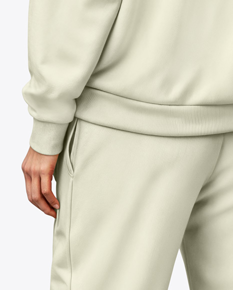 A Woman in a Hoodie Mockup