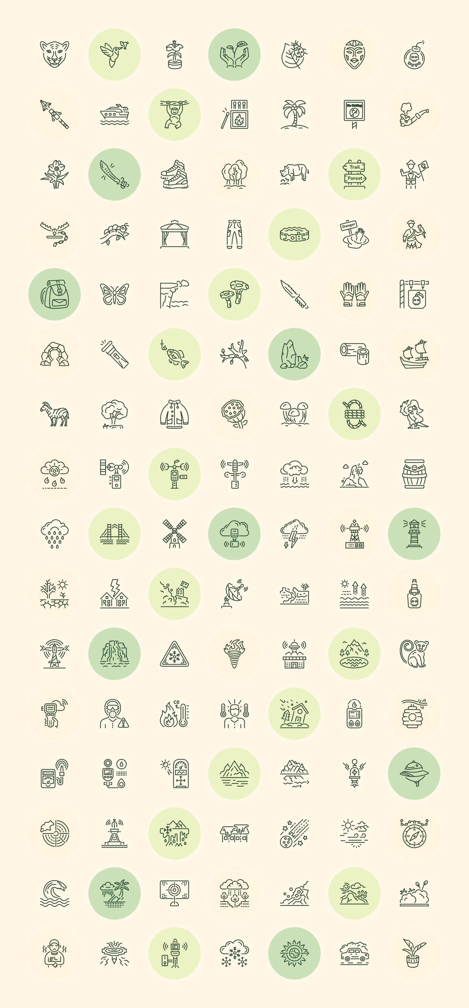 Nature and Adventure Icon