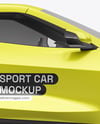 Sport Car Mockup - Side View
