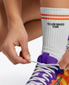 Running Shoes on Women's Legs Mockup