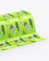 Metallic Film Roll Mockup
