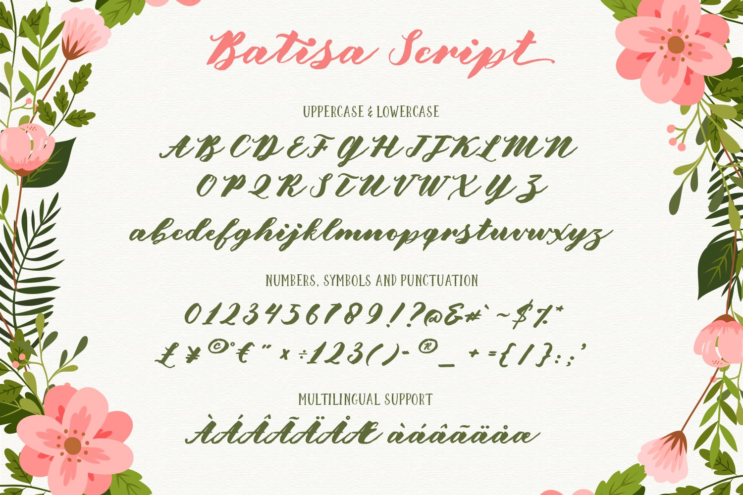 Batisa - A Handwritten Font Duo