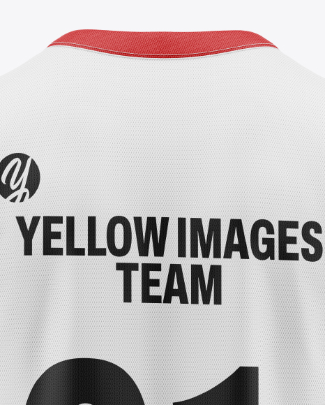 Basketball Jersey Mockup - Back View