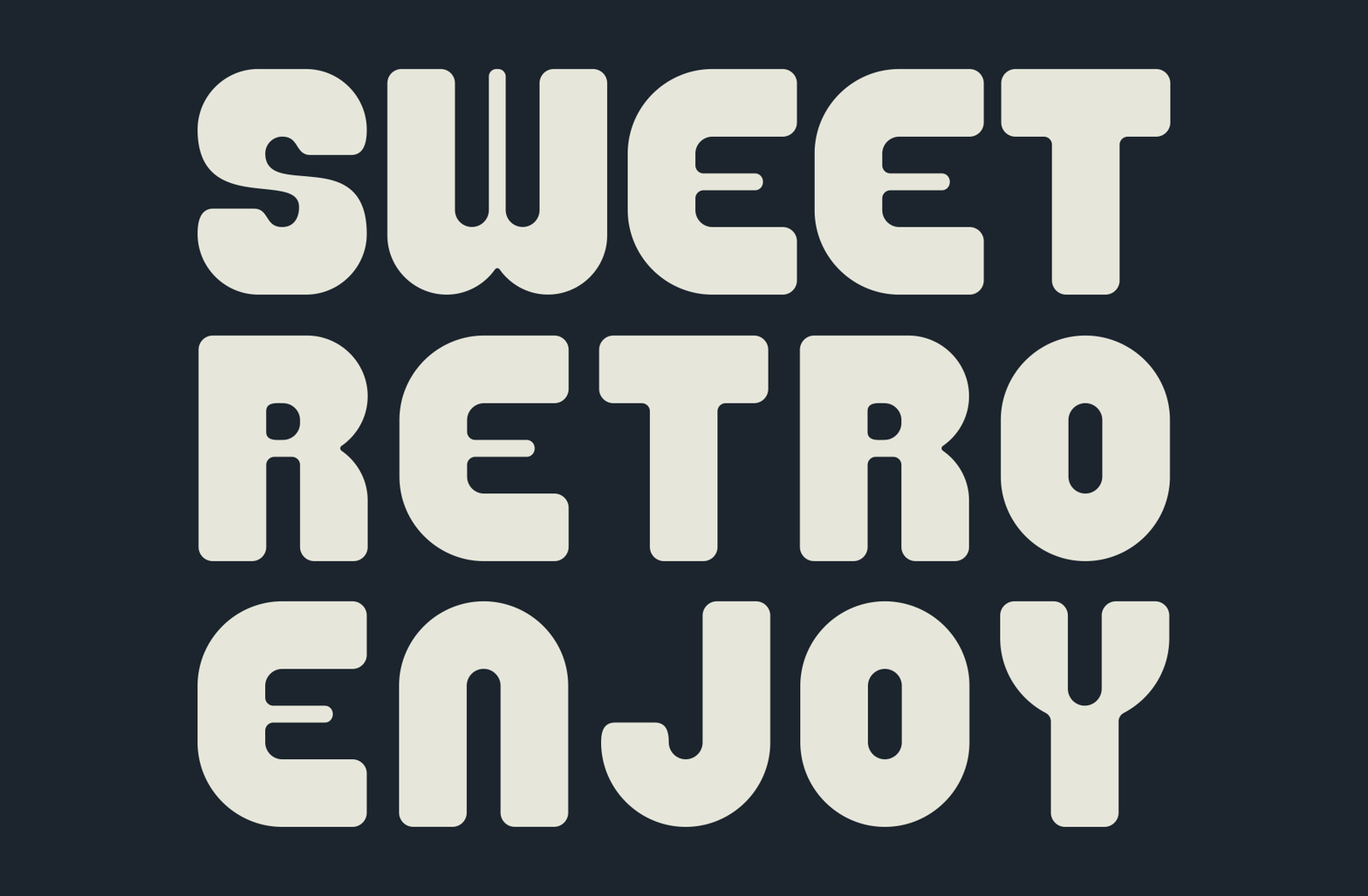 Binko - Modern Display Font