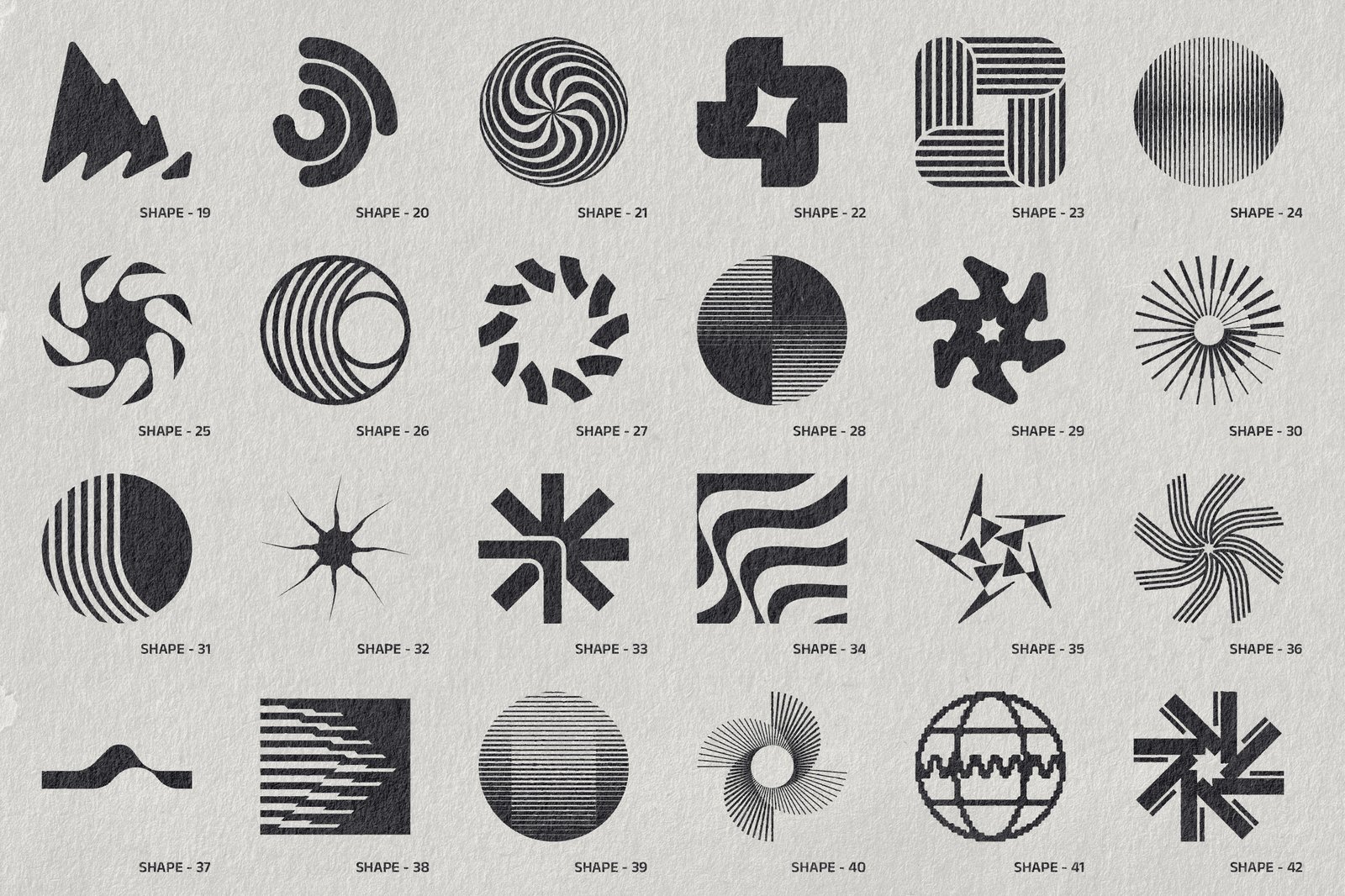 GeoForm Kit - 96 Shapes, Badges