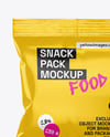 Glossy Snack Pack Mockup