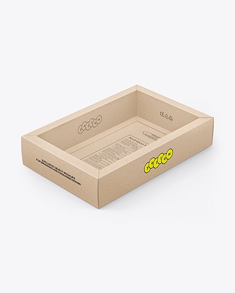 Kraft Paper Box Mockup