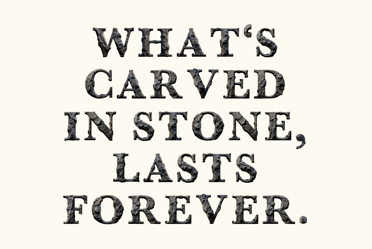 Rocky Relief Font