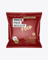 Glossy Snack Pack Mockup