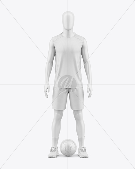 Training Sleeveless Kit Mockup - Front View