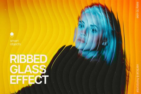 Ribbed Glass Photo Effect - Add-Ons