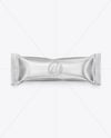 Matte Metallic Snack Package Mockup