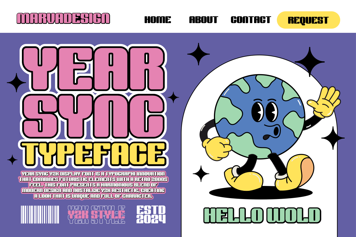 Year Sync Font