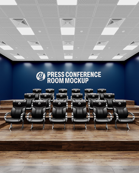 Press Conference Room Mockup - Ad mockups