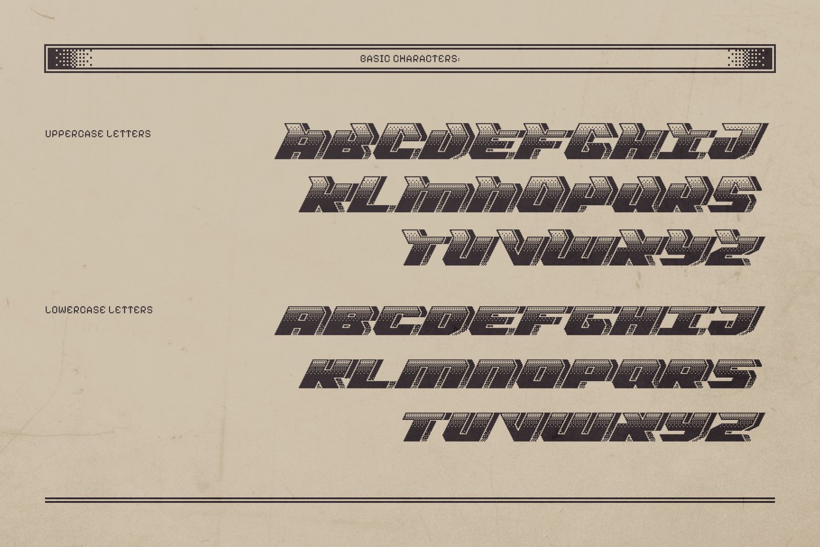 Dither Byte - Vintage Pixel Font