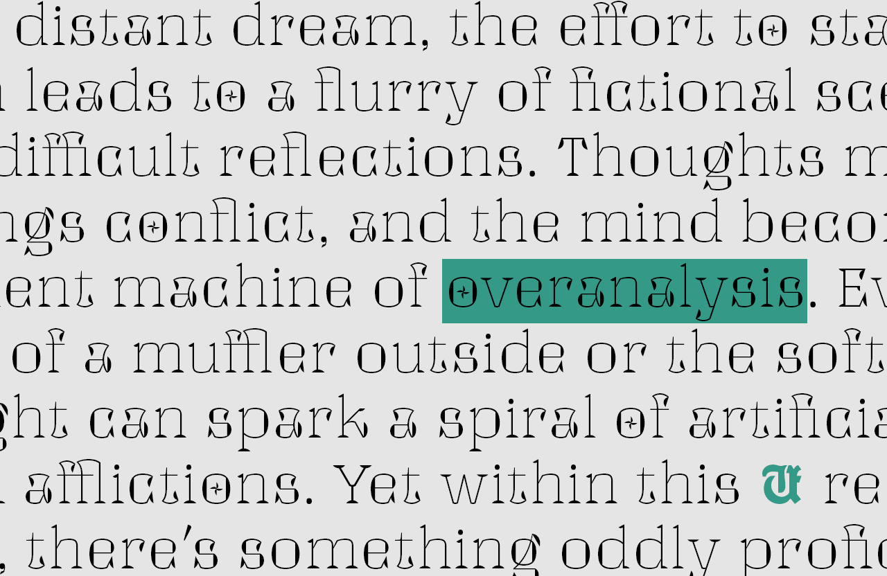 UT Tangor – A Distinctive Decorative Serif