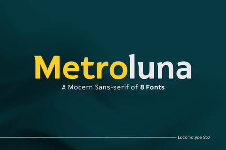 Metroluna Font - Modern font