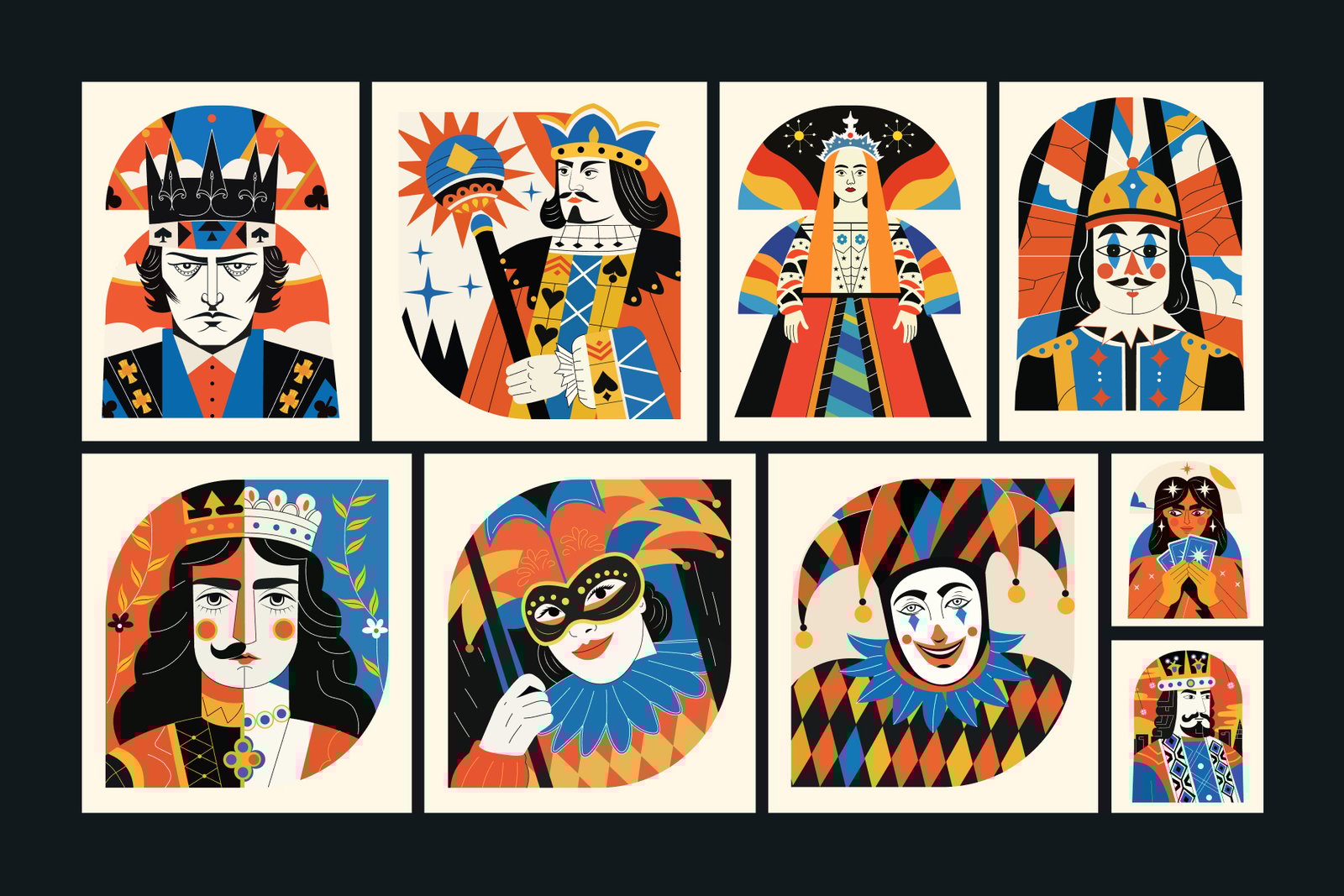 Poker Illustration Art Set