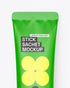 Matte Stick Sachet Mockup