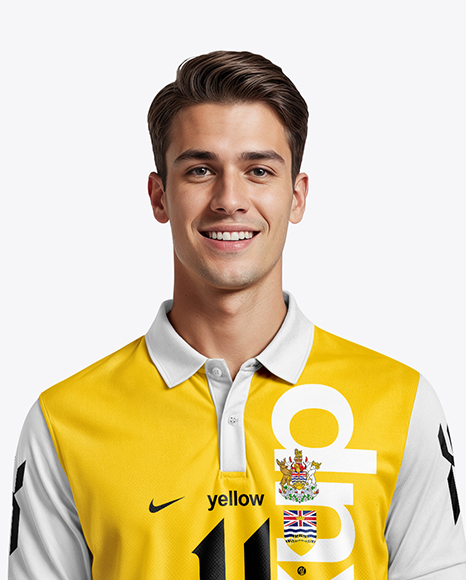 Man Wearing Full Soccer Kit Mockup
