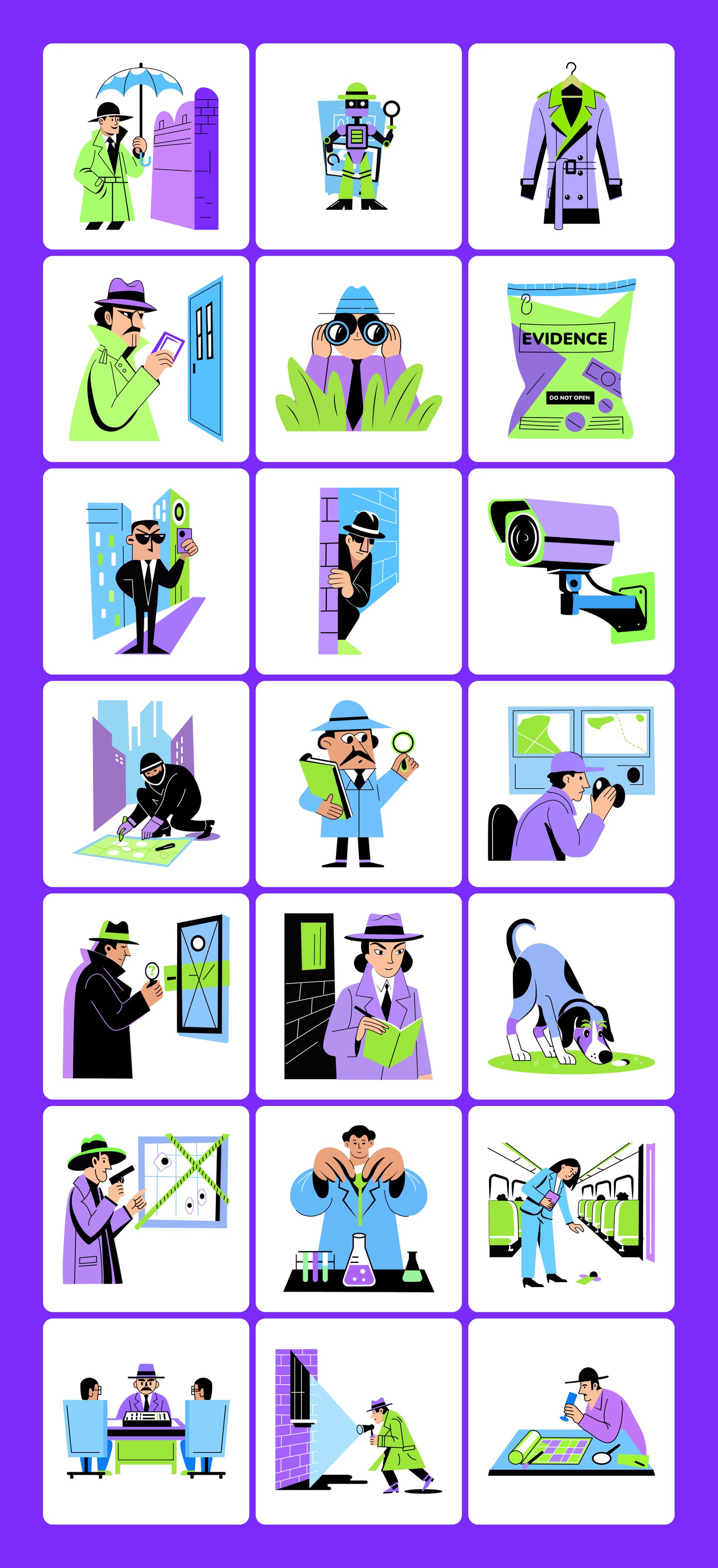 Detective Illustration