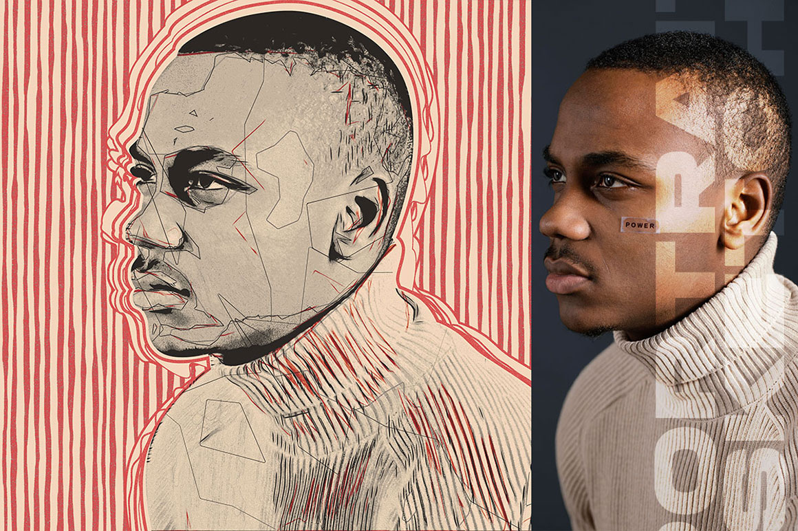 Portrait Sketch Photo Effects