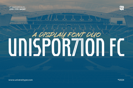 UT Unisportion FC Font Duo - Fonts