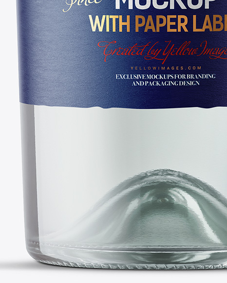 Dry Gin Bottle Mockup