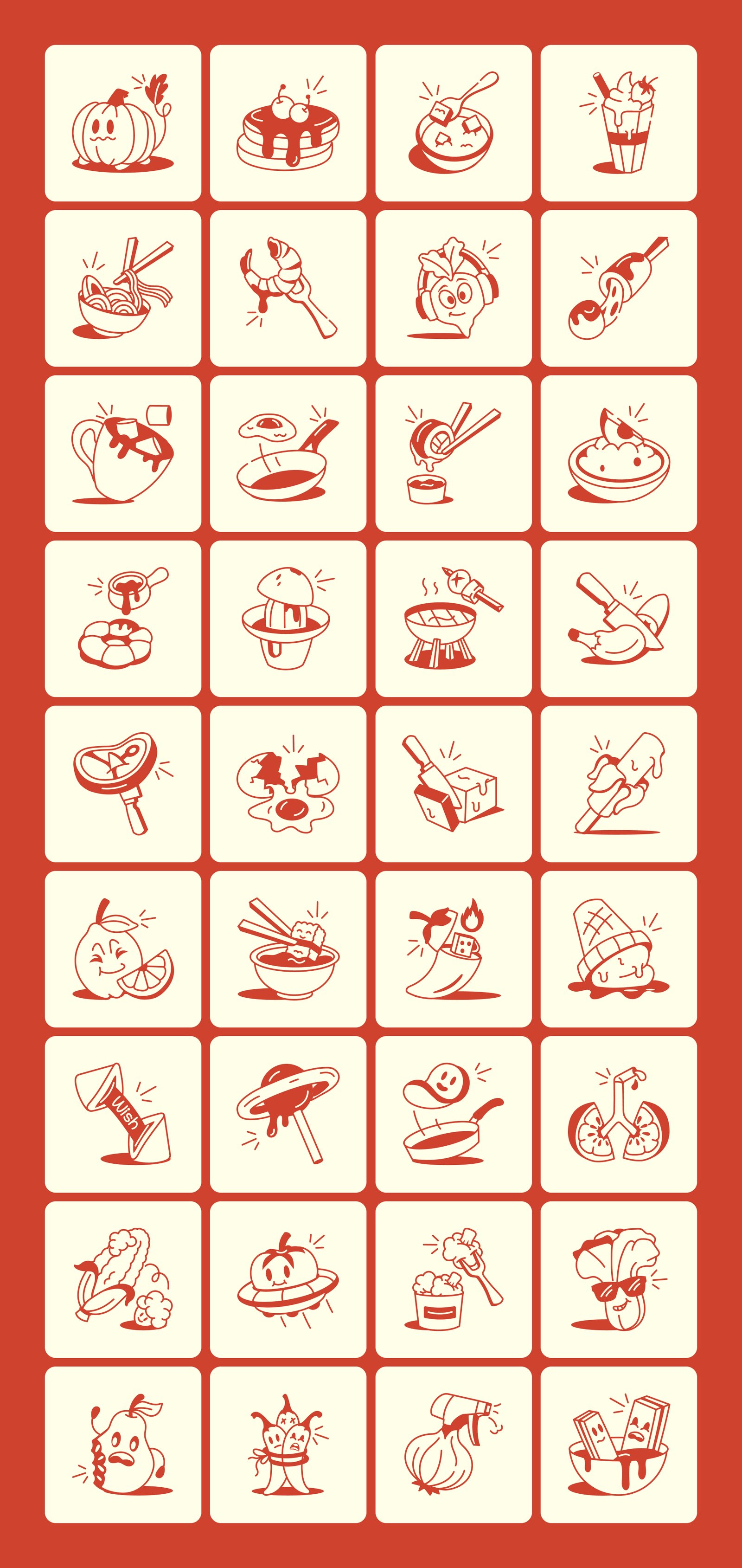Food Doodles Icon