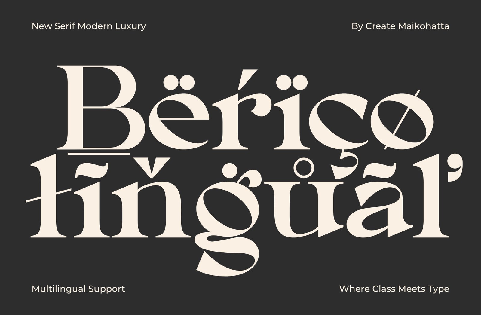 Berico – Modern Luxury Serif