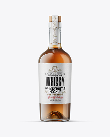 Whiskey Bottle Mockup - Ireland Mockups