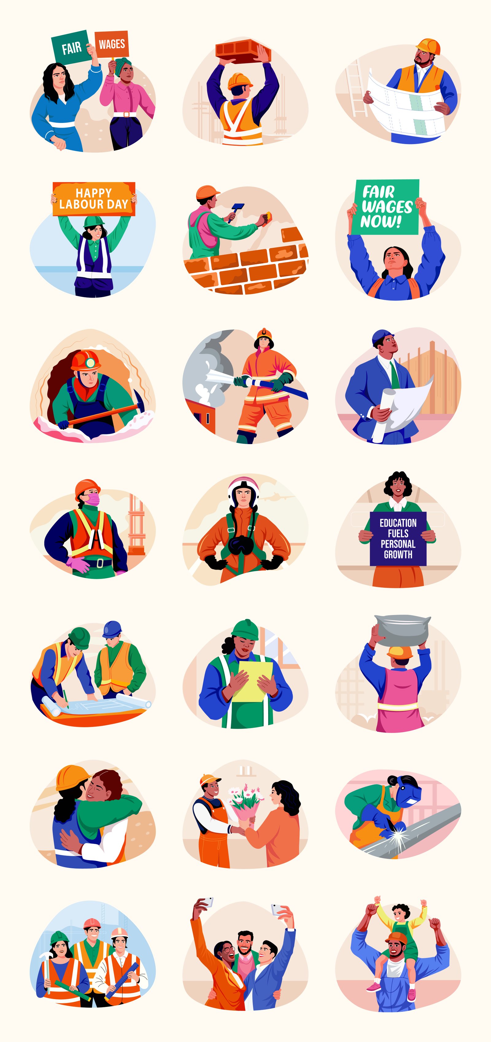 Labor Day Art