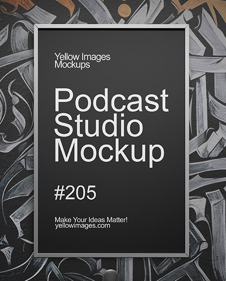 Podcast Studio Mockup