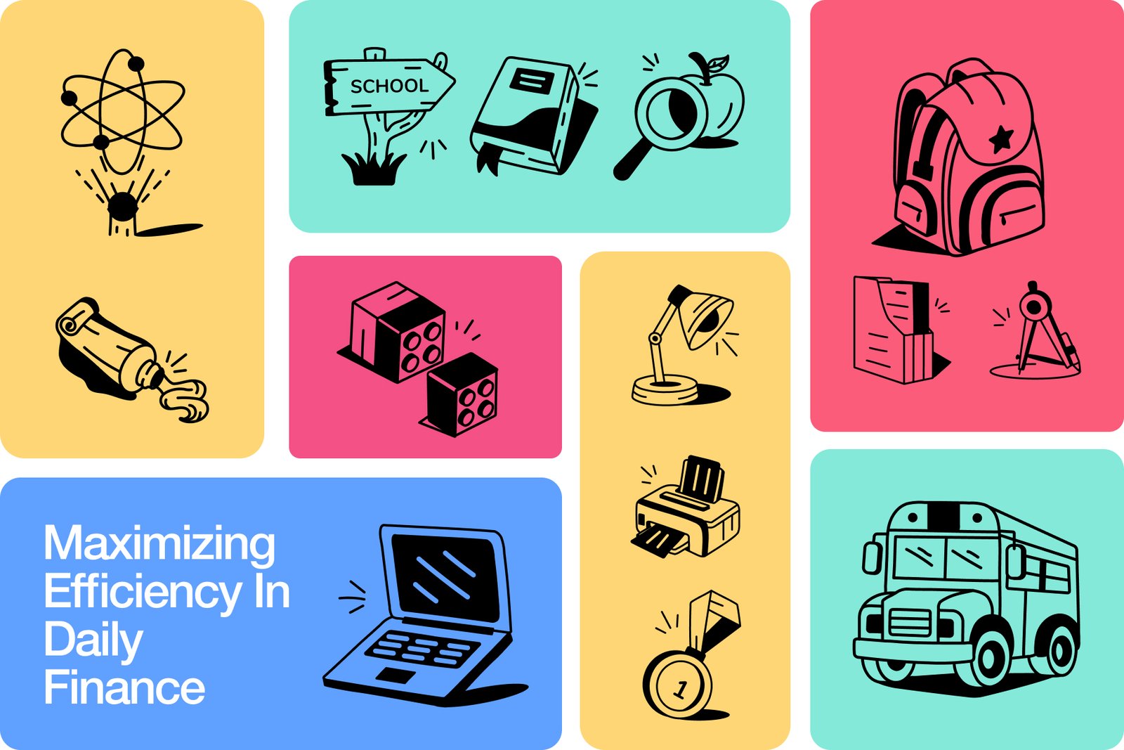 Back to School Icon Set