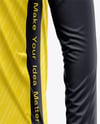 Full-Zip Long Sleeve Jersey Mockup