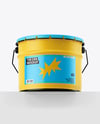 Matte Tin Can w/ Metallic Handle Mockup