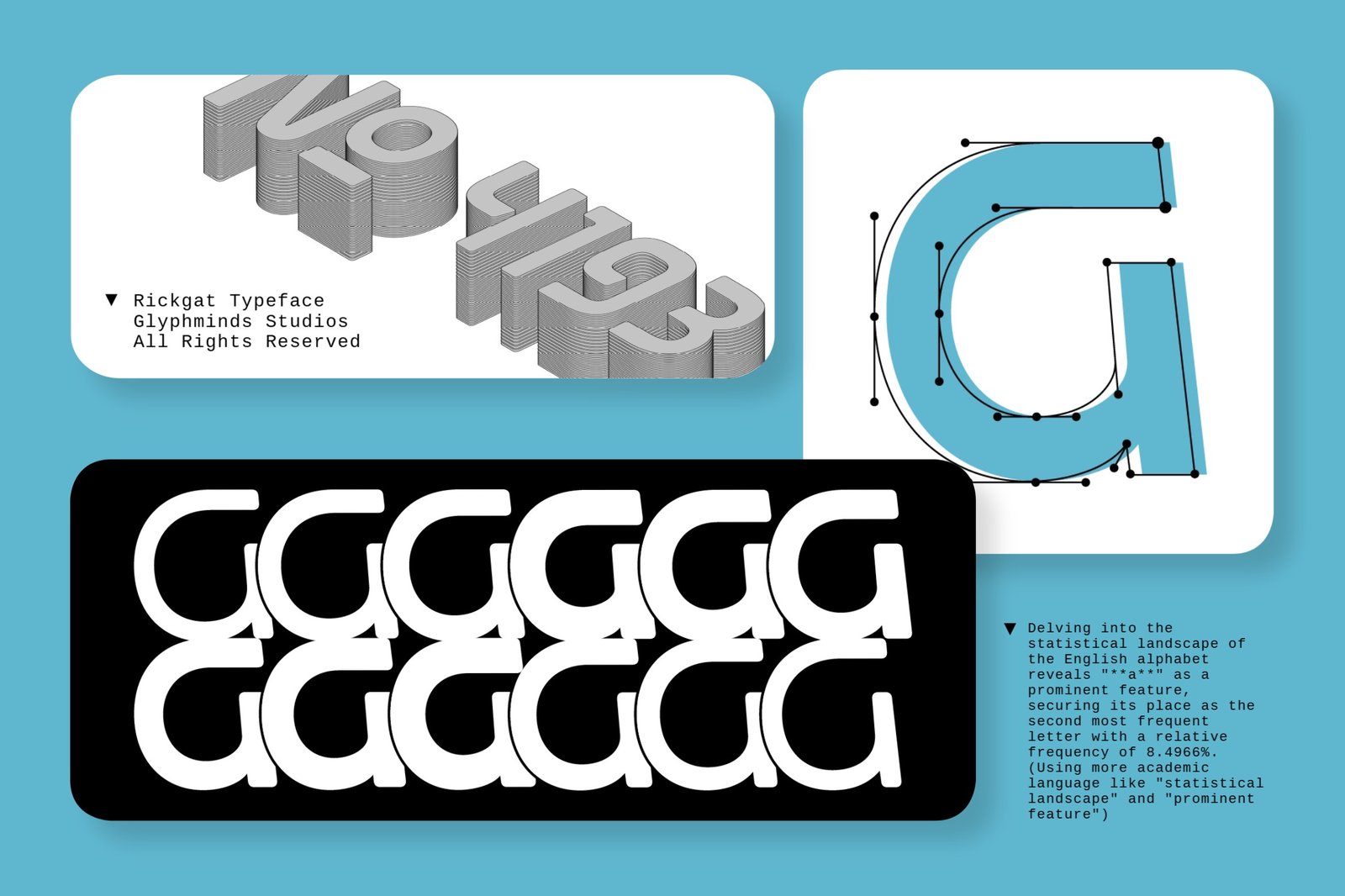 Rickgat - Futuristic Font Family