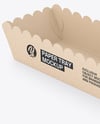 Kraft Paper Food Tray Mockup