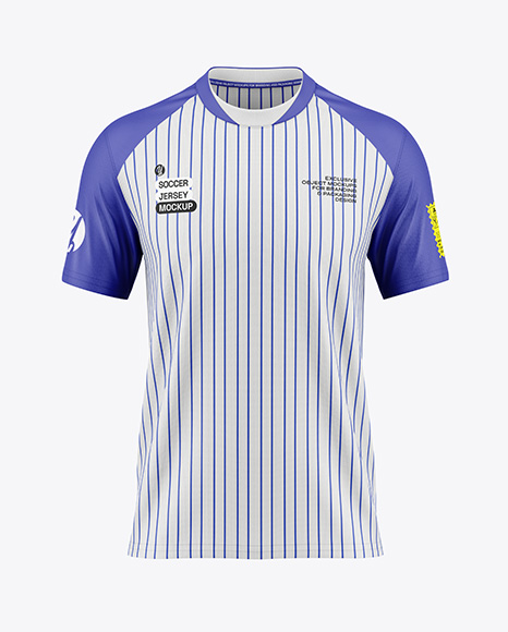 Soccer Jersey Mockup - Front View - Football t shirt mockup psd download