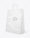 Matte Paper Bag with Handles Mockup
