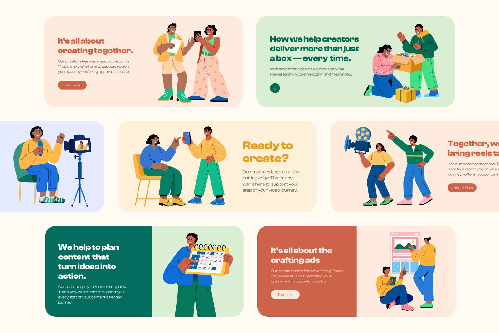 Advertising Illustration Art Set