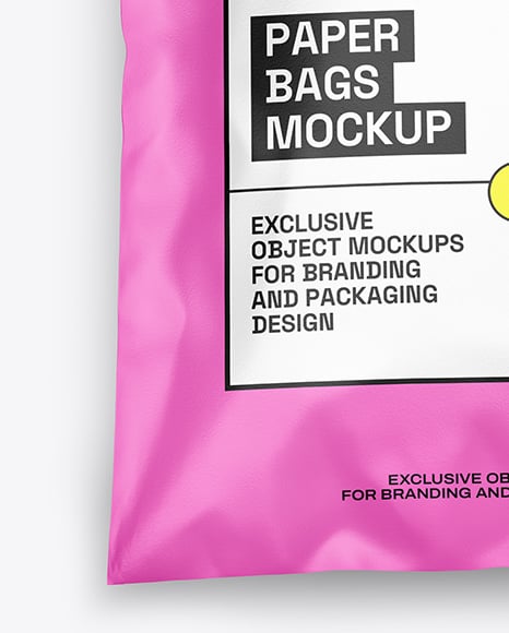 Paper Mailing Bag Mockup